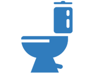 toilet blue icon | Drain Terrier